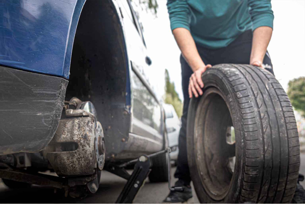 ترکیدن لاستیک