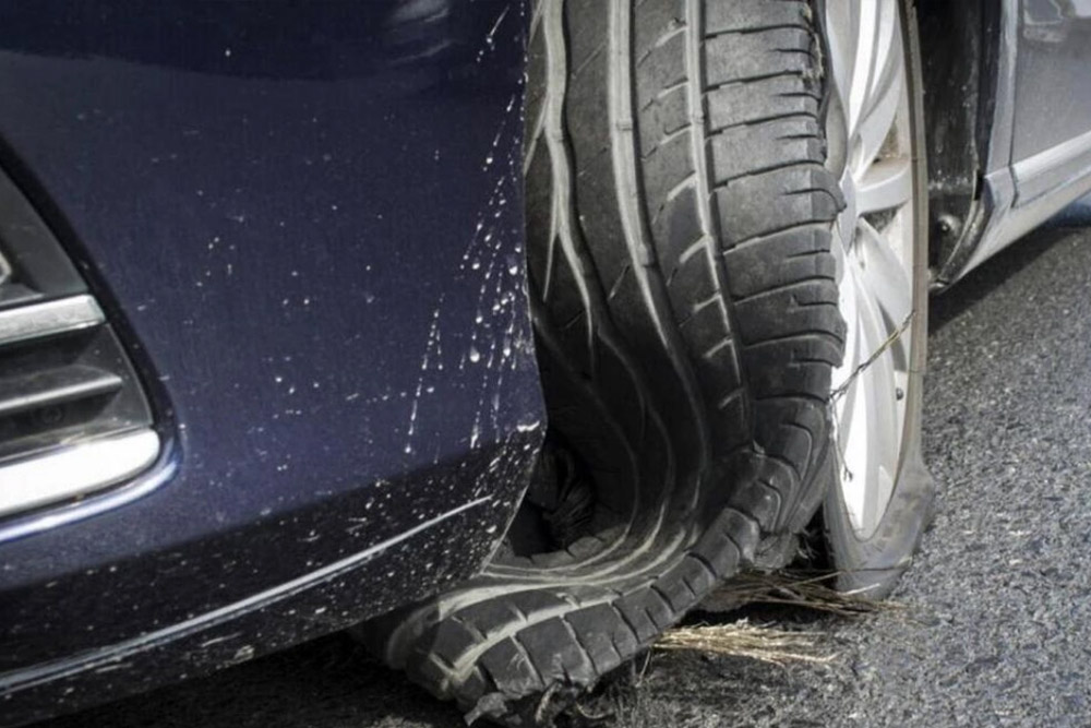 ترکیدن لاستیک