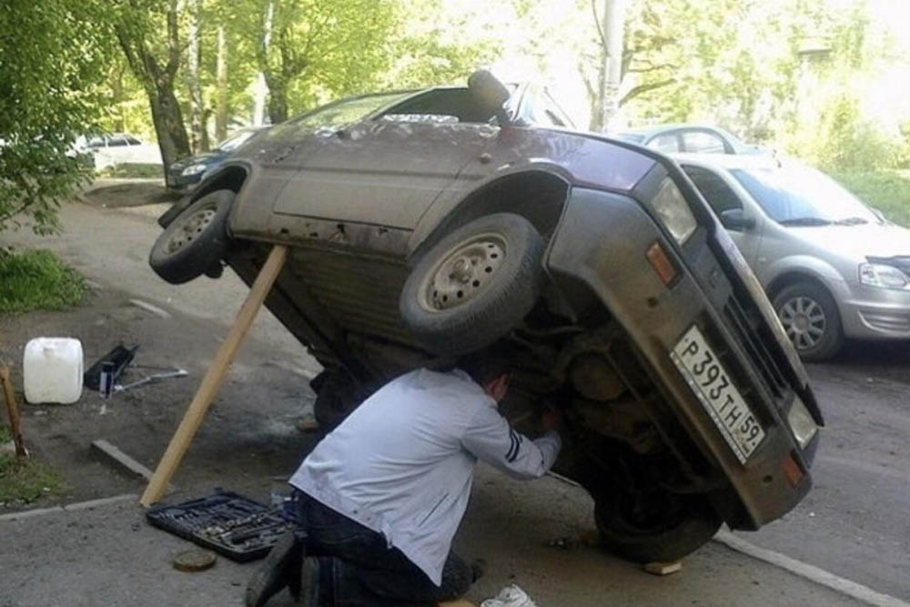 جک زدن خودرو