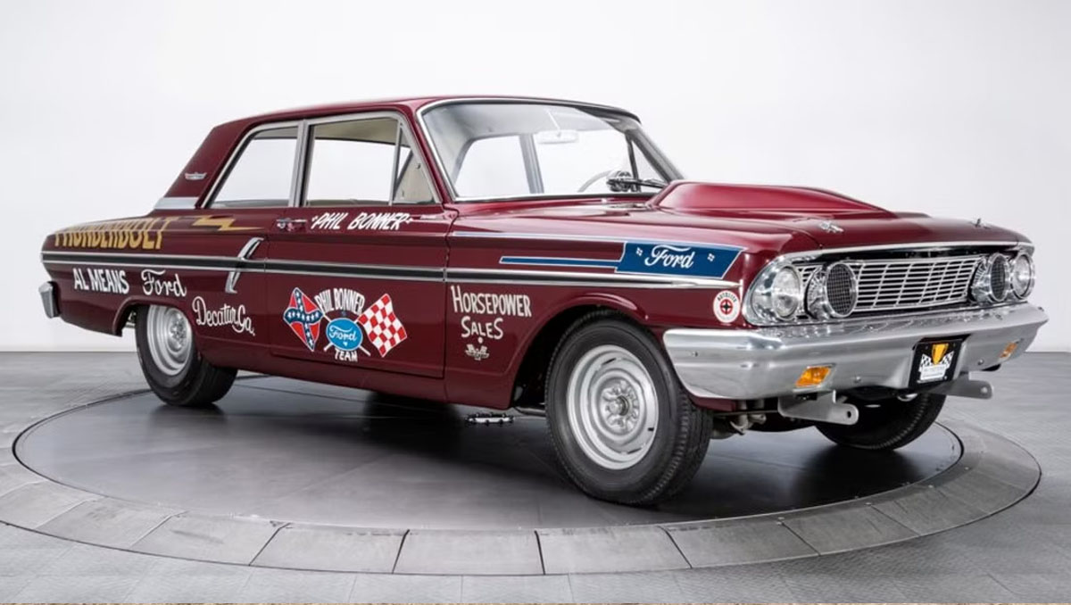 پرشتابترین فورد فراموششده دهه ۶۰ با بزرگترین پیشرانه دوران 5 فیرلین تاندربولت