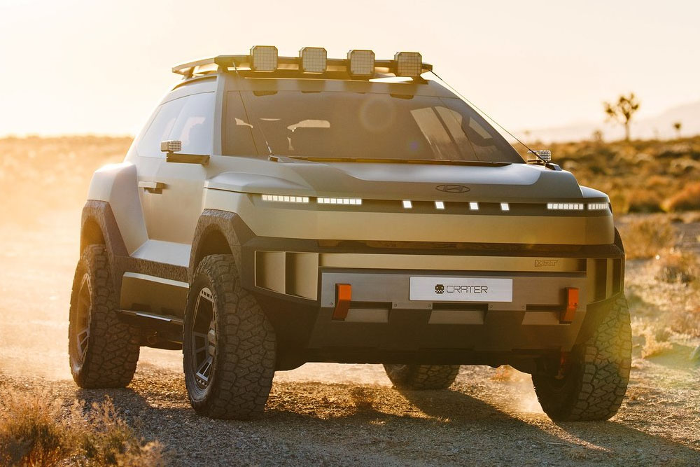 کانسپت آفرودی جدید هیوندای غولهای آمریکایی را به زانو میاندازد 1 کانسپت هیوندای کریتر