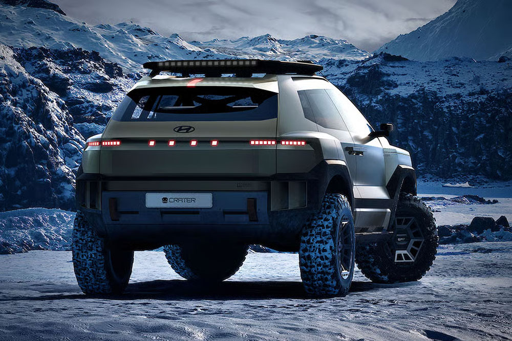 کانسپت آفرودی جدید هیوندای غولهای آمریکایی را به زانو میاندازد 2 کانسپت هیوندای کریتر